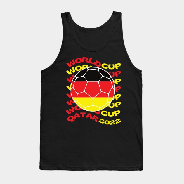 Germany World Cup Tank Top by footballomatic